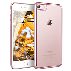 Housse Ultra Fine TPU Souple Transparente H11 pour Apple iPhone SE3 (2022) Or Rose