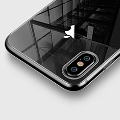 Housse Ultra Fine TPU Souple Transparente pour Apple iPhone X Gris