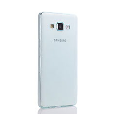 Housse Ultra Fine TPU Souple Transparente pour Samsung Galaxy A5 Duos SM-500F Bleu