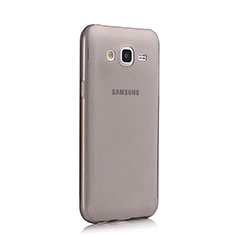 Housse Ultra Fine TPU Souple Transparente pour Samsung Galaxy J7 SM-J700F J700H Gris