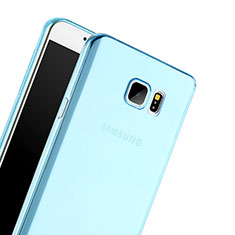 Housse Ultra Fine TPU Souple Transparente pour Samsung Galaxy Note 5 N9200 N920 N920F Bleu
