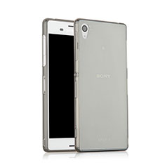 Housse Ultra Fine TPU Souple Transparente pour Sony Xperia Z3 Gris