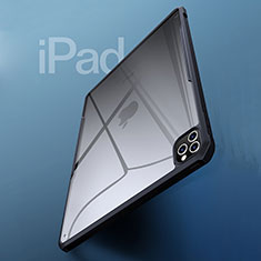 Housse Ultra Fine TPU Souple Transparente T04 pour Apple iPad Pro 12.9 (2020) Noir