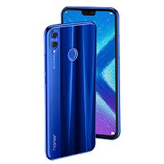 Housse Ultra Fine TPU Souple Transparente T04 pour Huawei Honor V10 Lite Bleu