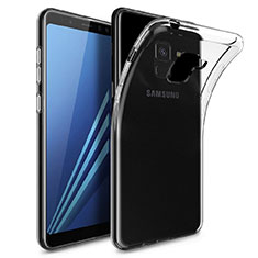 Housse Ultra Fine TPU Souple Transparente T04 pour Samsung Galaxy A8+ A8 Plus (2018) A730F Clair