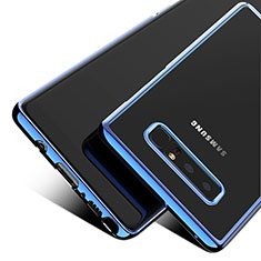 Housse Ultra Fine TPU Souple Transparente T05 pour Samsung Galaxy Note 8 Duos N950F Bleu