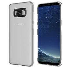 Housse Ultra Fine TPU Souple Transparente T15 pour Samsung Galaxy S8 Gris