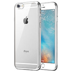 Housse Ultra Fine TPU Souple Transparente T21 pour Apple iPhone 7 Argent