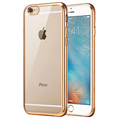 Housse Ultra Fine TPU Souple Transparente T21 pour Apple iPhone 7 Or
