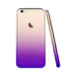 Housse Ultra Fine Transparente Souple Degrade pour Apple iPhone 6S Violet