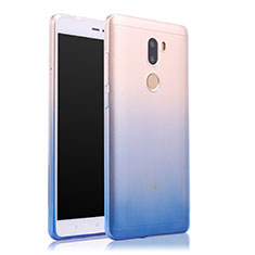 Housse Ultra Fine Transparente Souple Degrade pour Xiaomi Mi 5S Plus Bleu