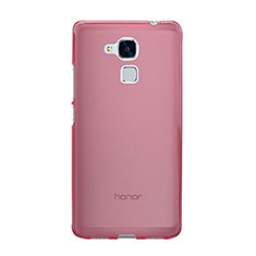 Housse Ultra Slim Silicone Souple Transparente pour Huawei Honor 7 Lite Rose