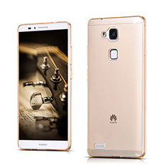 Housse Ultra Slim Silicone Souple Transparente pour Huawei Mate 7 Or
