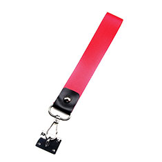 Laniere Bracelet Poignee Strap Universel K06 pour Xiaomi Poco X3 NFC Rouge