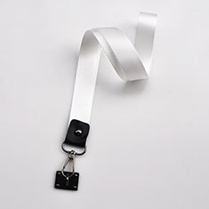 Laniere Bracelet Poignee Strap Universel K09 pour Sony Xperia XZ2 Blanc