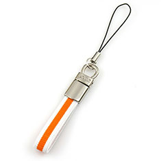 Laniere Bracelet Poignee Strap Universel K12 pour Wiko Jerry 2 Orange