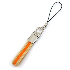 Laniere Bracelet Poignee Strap Universel K14 pour Samsung Galaxy A20e Orange