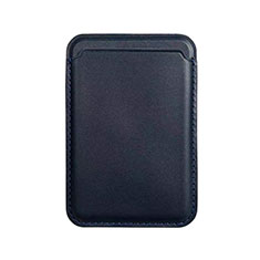 Luxe Cuir Portefeuille avec Mag-Safe Magnetic Magnetique pour Apple iPhone 12 Bleu Royal