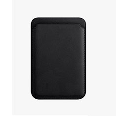 Luxe Cuir Portefeuille avec Mag-Safe Magnetic Magnetique pour Apple iPhone 12 Mini Noir