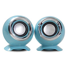 Mini Haut-Parleur Enceinte Portable Haut Parleur pour Wiko View 4G Bleu Ciel
