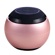 Mini Haut Parleur Enceinte Portable Sans Fil Bluetooth Haut-Parleur S22 pour Xiaomi Redmi 8 Or Rose