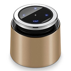 Mini Haut Parleur Enceinte Portable Sans Fil Bluetooth Haut-Parleur S26 pour Huawei MatePad Pro Or