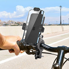 Motocyclette Bicyclette Guidon U Kit Tigra Fitclic Neo Velo Support Telephone Clip Universel H01 pour Oppo Reno11 Pro 5G Noir