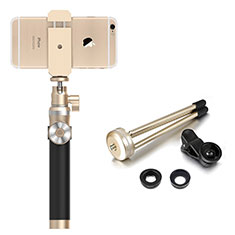 Perche de Selfie Sans Fil Bluetooth Baton de Selfie Extensible de Poche Universel S16 pour Huawei P8 Max Or