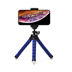 Perche de Selfie Trepied Sans Fil Bluetooth Baton de Selfie Extensible de Poche Universel T16 pour Huawei Ascend G330c G330d U8825d Bleu