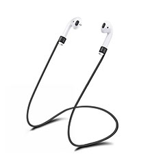 Sangle de Sport Silicone Cable Anti-Perdu C01 pour Apple AirPods Pro Noir