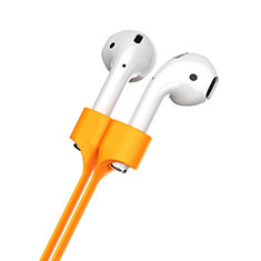 Sangle de Sport Silicone Cable Anti-Perdu pour Apple AirPods Pro Orange