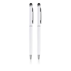 Stylet Tactile Ecran Universel 2PCS H05 pour Apple iPhone 14 Pro Max Blanc