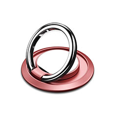 Support Bague Anneau Support Telephone Magnetique Universel H10 pour Oppo A78 5G Or Rose
