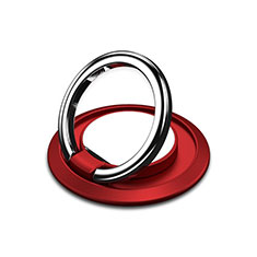 Support Bague Anneau Support Telephone Magnetique Universel H10 Rouge