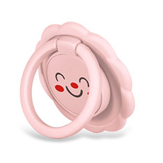 Support Bague Anneau Support Telephone Magnetique Universel H17 pour Samsung Galaxy S30 5G Rose