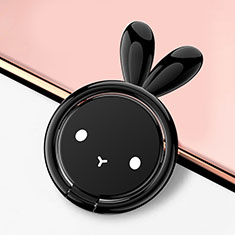 Support Bague Anneau Support Telephone Magnetique Universel S12 pour Xiaomi Mi Mix Noir