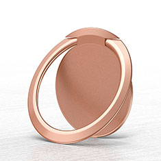Support Bague Anneau Support Telephone Magnetique Universel Z03 pour Oppo F21s Pro 5G Or Rose
