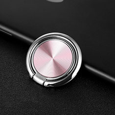 Support Bague Anneau Support Telephone Magnetique Universel Z11 pour Huawei Honor Play4T Pro Or Rose