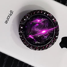 Support Bague Anneau Support Telephone Universel S16 pour Huawei Ascend G628 Violet