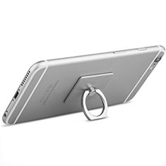Support Bague Anneau Support Telephone Universel Z01 pour Sony Xperia XA2 Ultra Argent