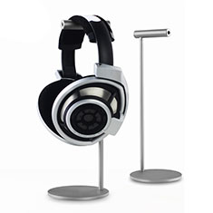 Support Casque Ecouteur Cintre Universel pour HTC Desire 826 826T 826W Argent