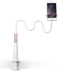 Support de Bureau Support Smartphone Flexible Universel Pliable Rotatif 360 T19 pour Huawei Honor Play4T Pro Or Rose