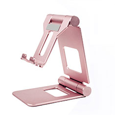 Support de Bureau Support Smartphone Universel K19 pour Oppo A78 5G Or Rose