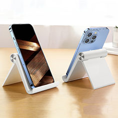 Support de Bureau Support Smartphone Universel N16 pour Motorola Moto G9 Plus Blanc