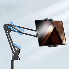 Support de Bureau Support Tablette Flexible Universel Pliable Rotatif 360 D02 pour Apple iPad Pro 12.9 Noir