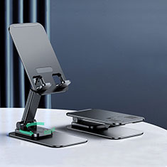 Support de Bureau Support Tablette Flexible Universel Pliable Rotatif 360 F02 pour Apple iPad Air 5 10.9 (2022) Noir