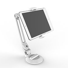 Support de Bureau Support Tablette Flexible Universel Pliable Rotatif 360 H12 pour Apple iPad 10.2 (2019) Blanc