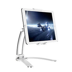 Support de Bureau Support Tablette Flexible Universel Pliable Rotatif 360 K05 pour Samsung Galaxy Tab 4 7.0 SM-T230 T231 T235 Argent