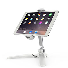Support de Bureau Support Tablette Flexible Universel Pliable Rotatif 360 K08 pour Apple iPad Air 10.9 (2020) Blanc