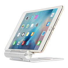 Support de Bureau Support Tablette Flexible Universel Pliable Rotatif 360 K14 pour Apple iPad 10.2 (2020) Argent